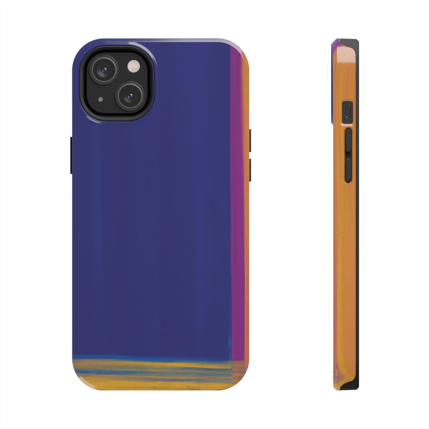 Strong Apple iPhone Case Ft. Minimal Framed Blue