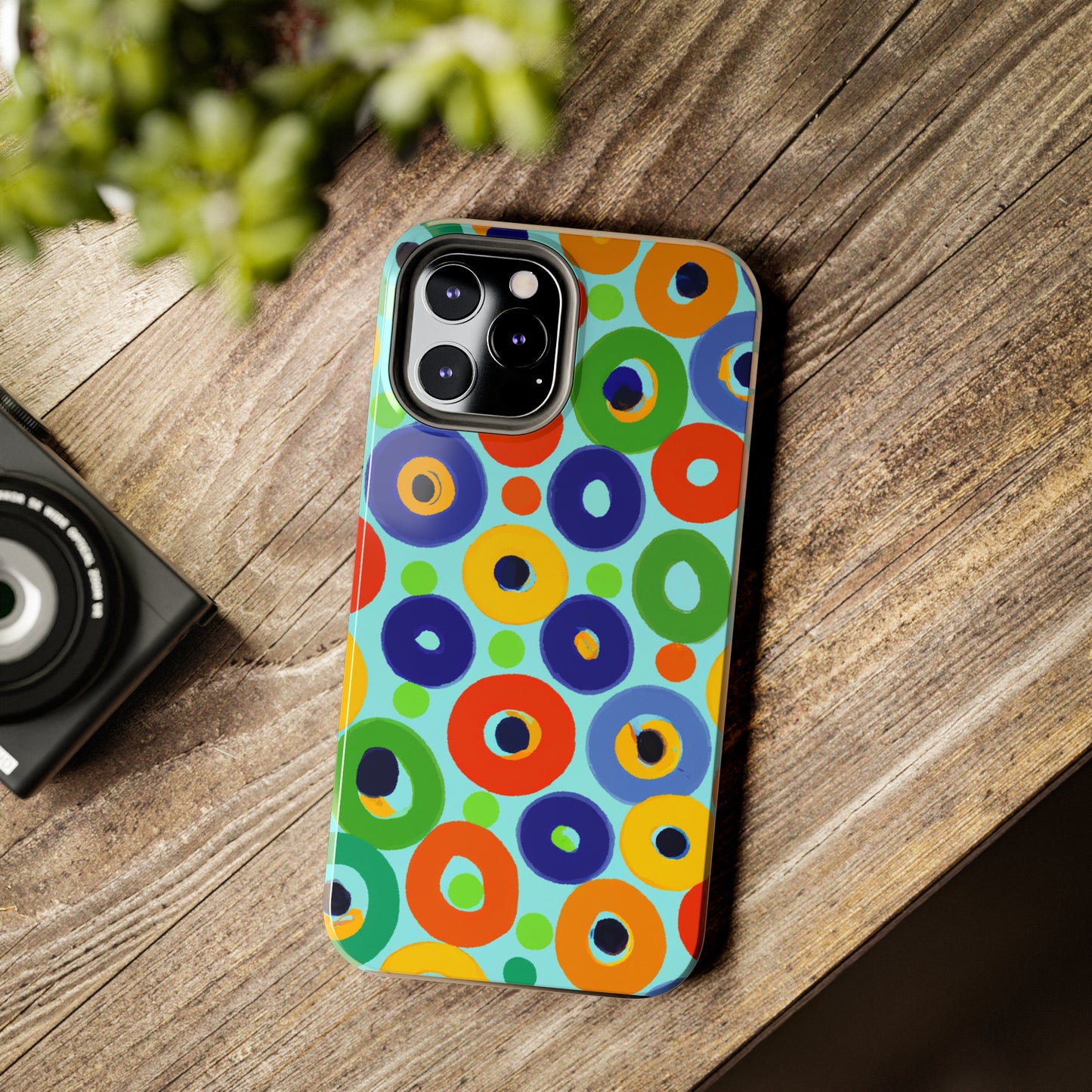Tough Case-Mate iPhone Case Ft. Vivid Circles