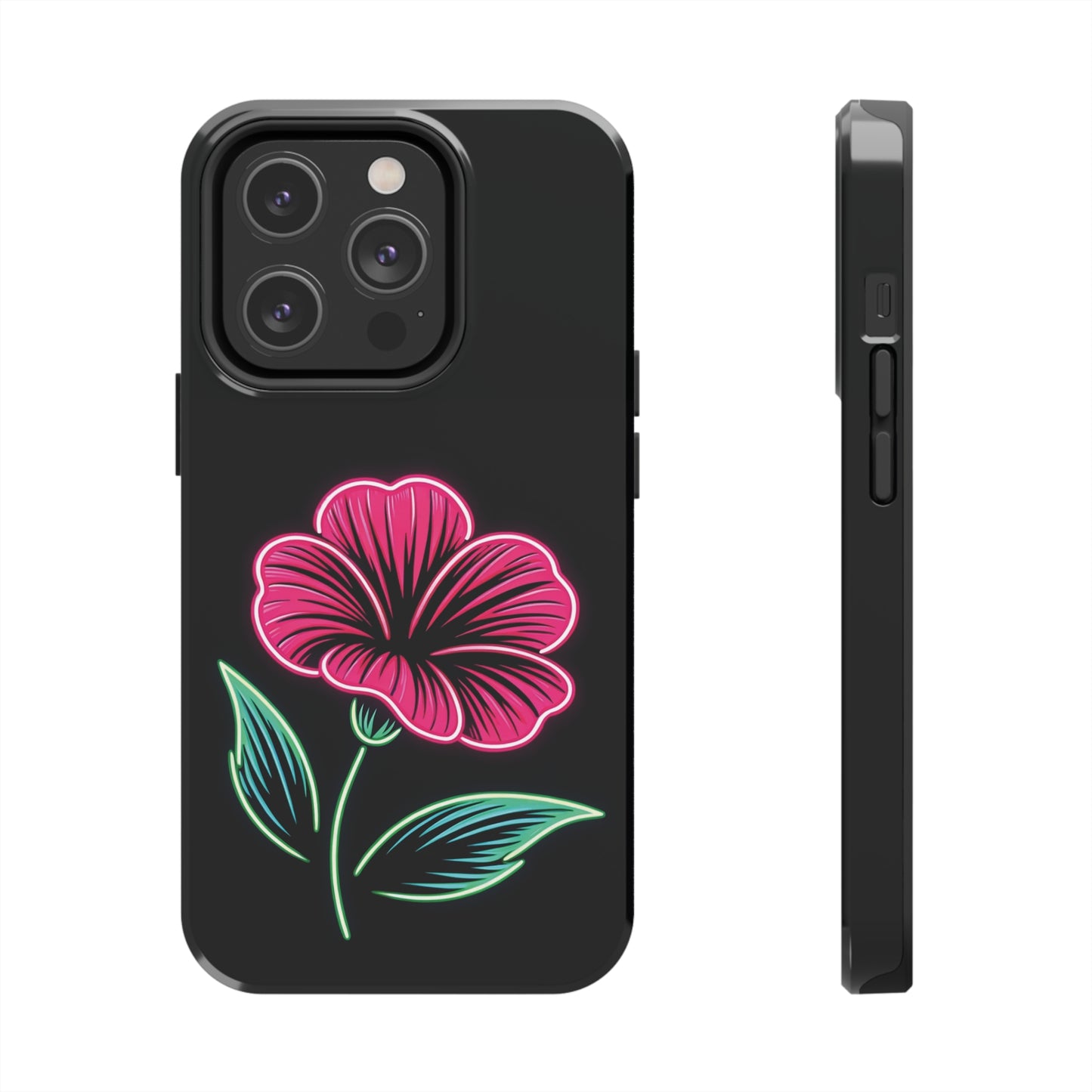 ToughDrop Apple iPhone Case Ft. Neon Bloom