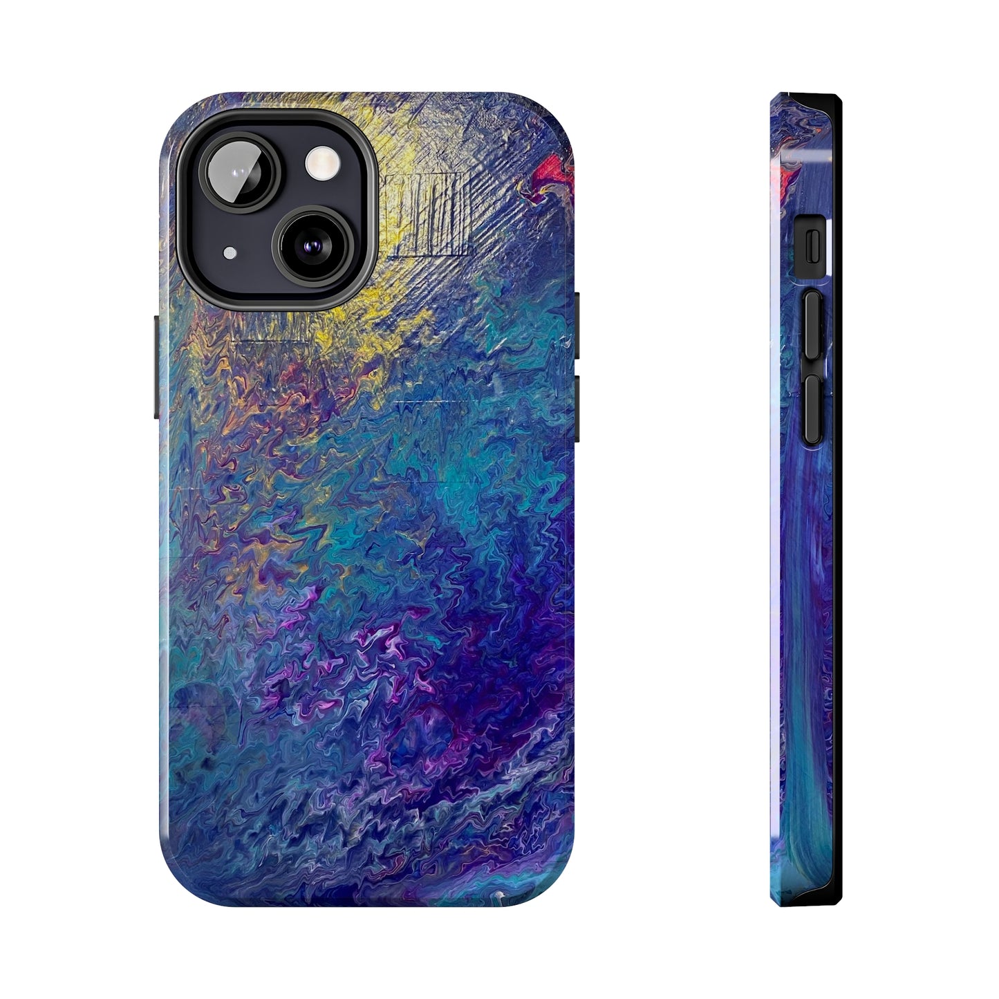 Tough Case-Mate iPhone Cases Ft. Abstract Blue Waterfall
