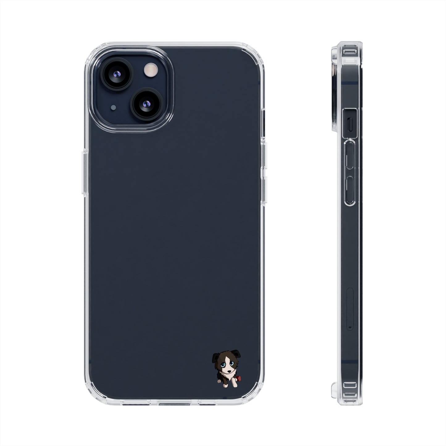 Clear iPhone and Android Cases Ft. Cute Puppy