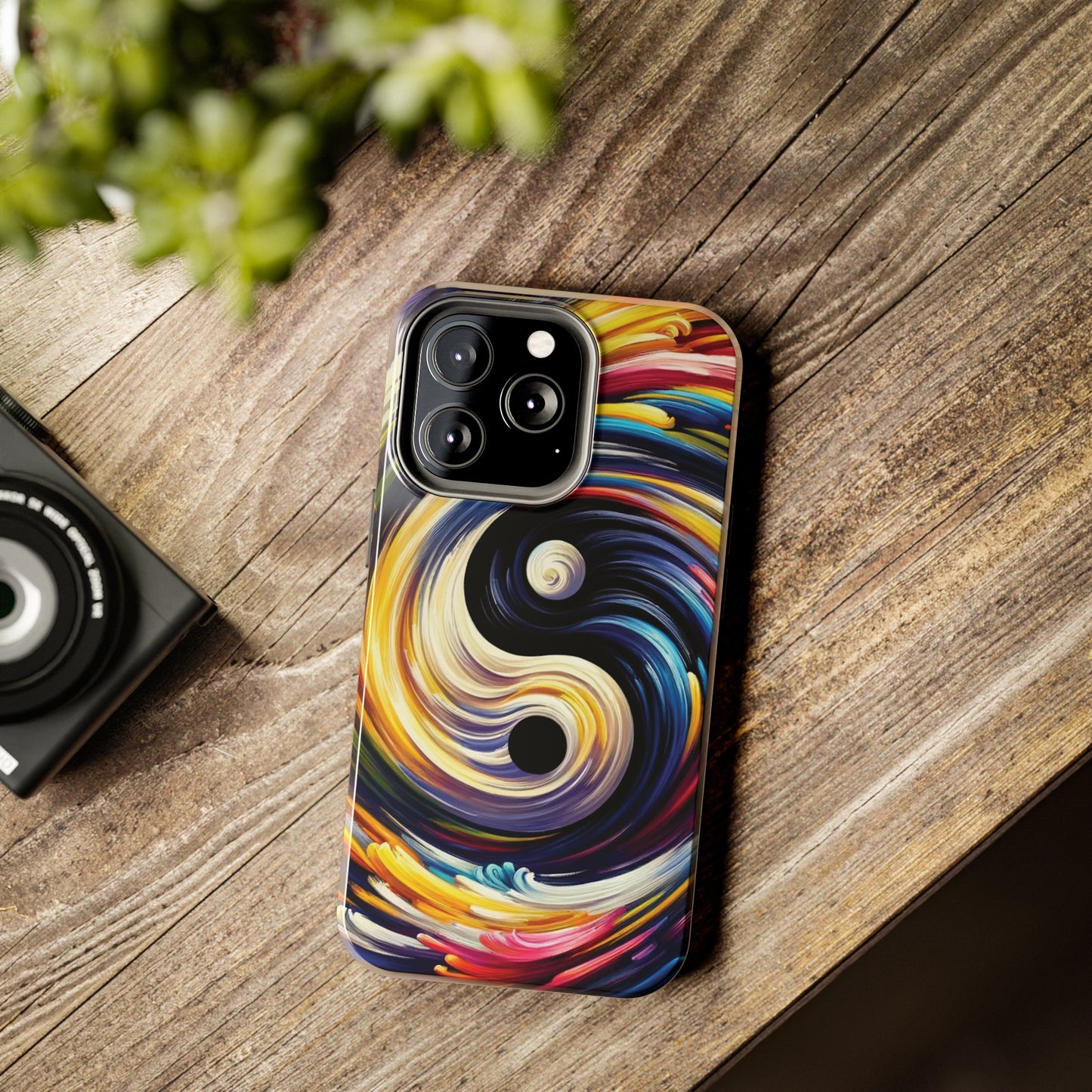ToughDrop Apple iPhone Case Ft. Abstract Yin Yang