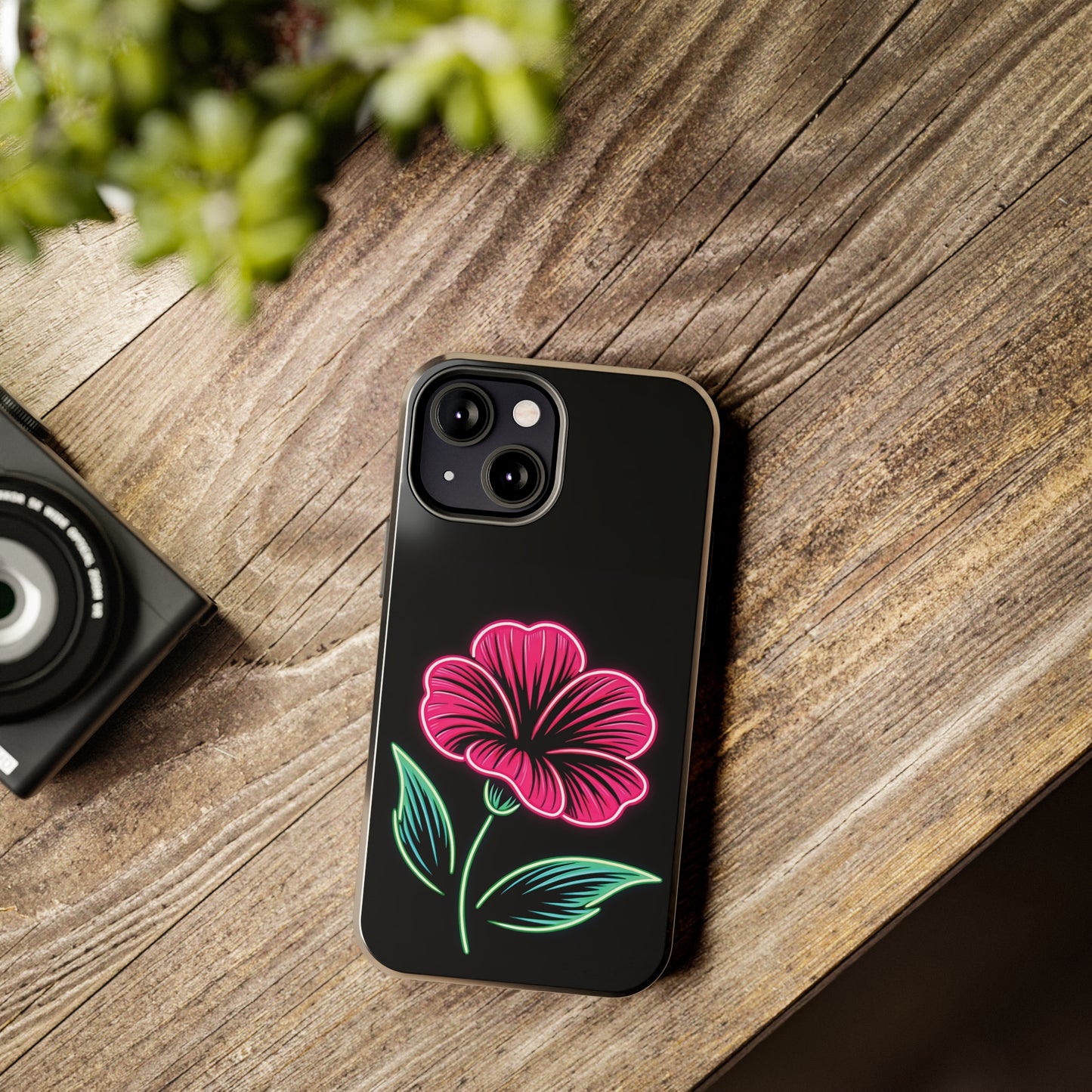 ToughDrop Apple iPhone Case Ft. Neon Bloom