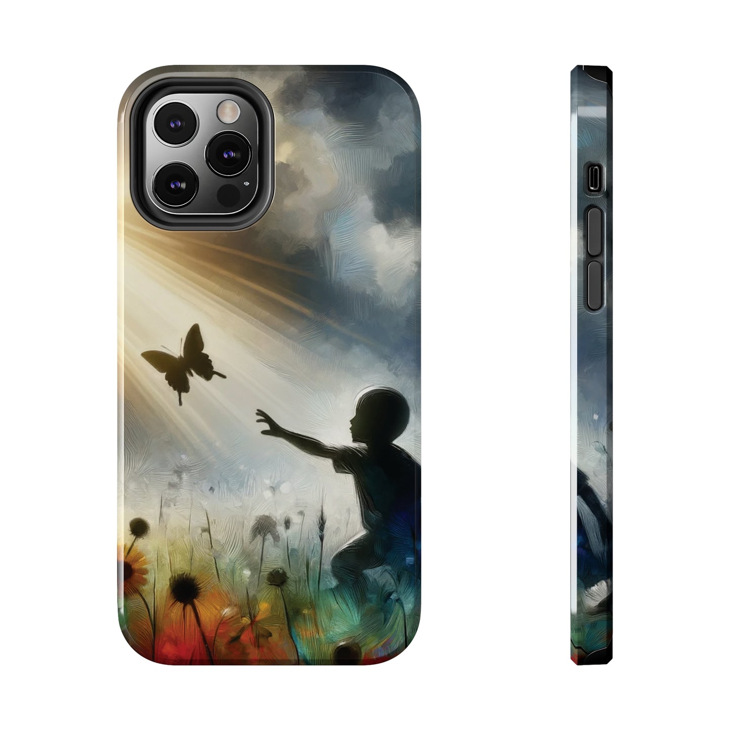 ToughDrop Apple iPhone Case Ft. Butterfly Shadow