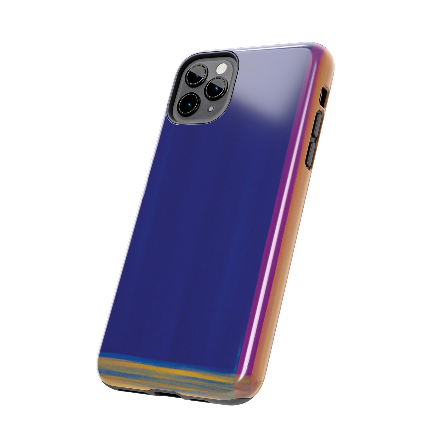 Strong Apple iPhone Case Ft. Minimal Framed Blue