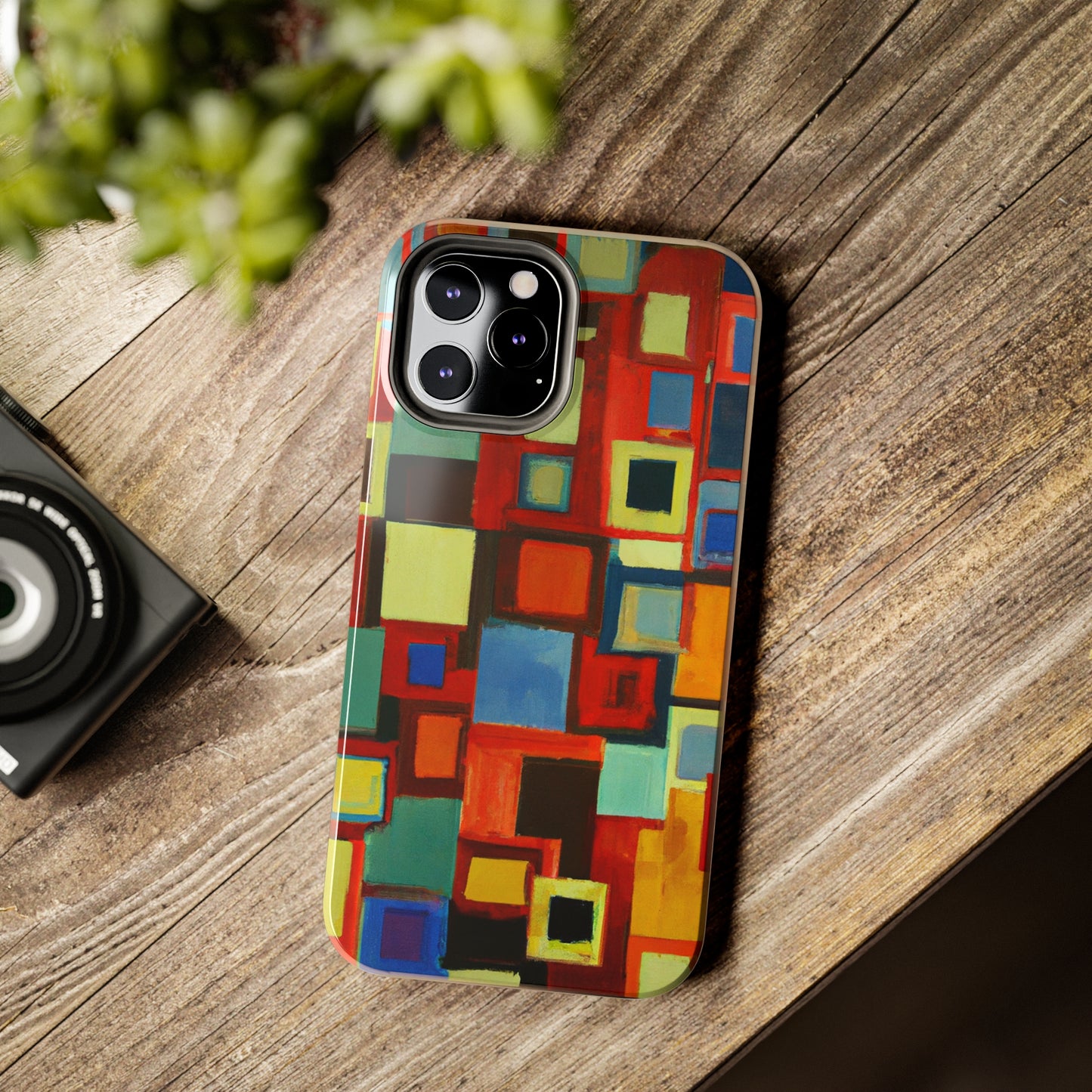 Tough Case-Mate iPhone Case Ft. Abstract Squares