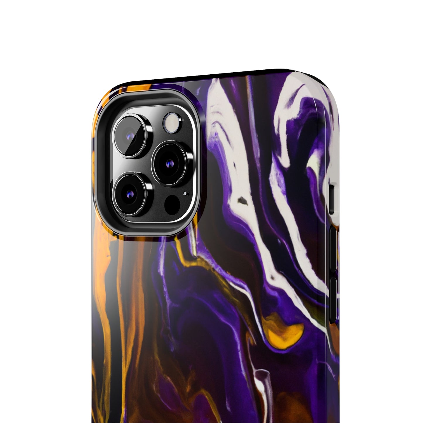 Tough Case-Mate iPhone Case Ft. Purple Tiger Stripes