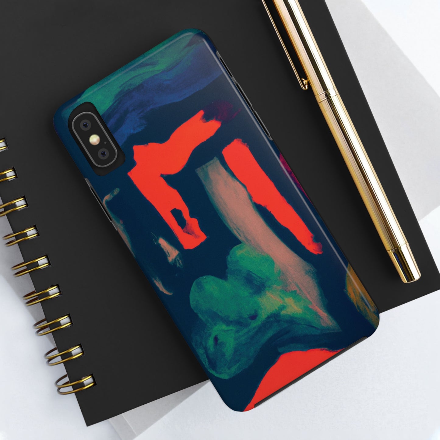 Strong Apple iPhone Case Ft. Abstract Clover