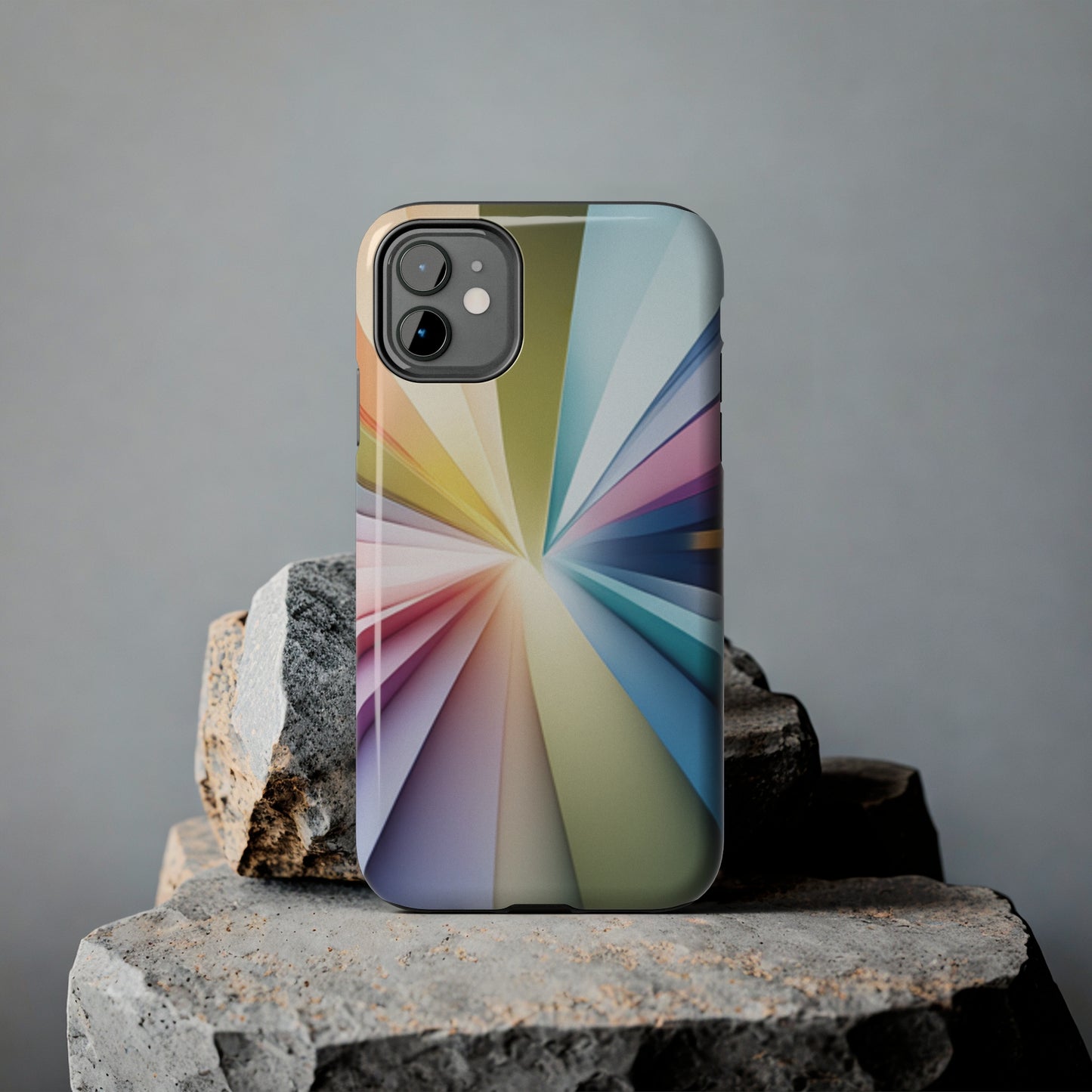 Tough Apple iPhone Case Ft. Abstract Inner Diamond
