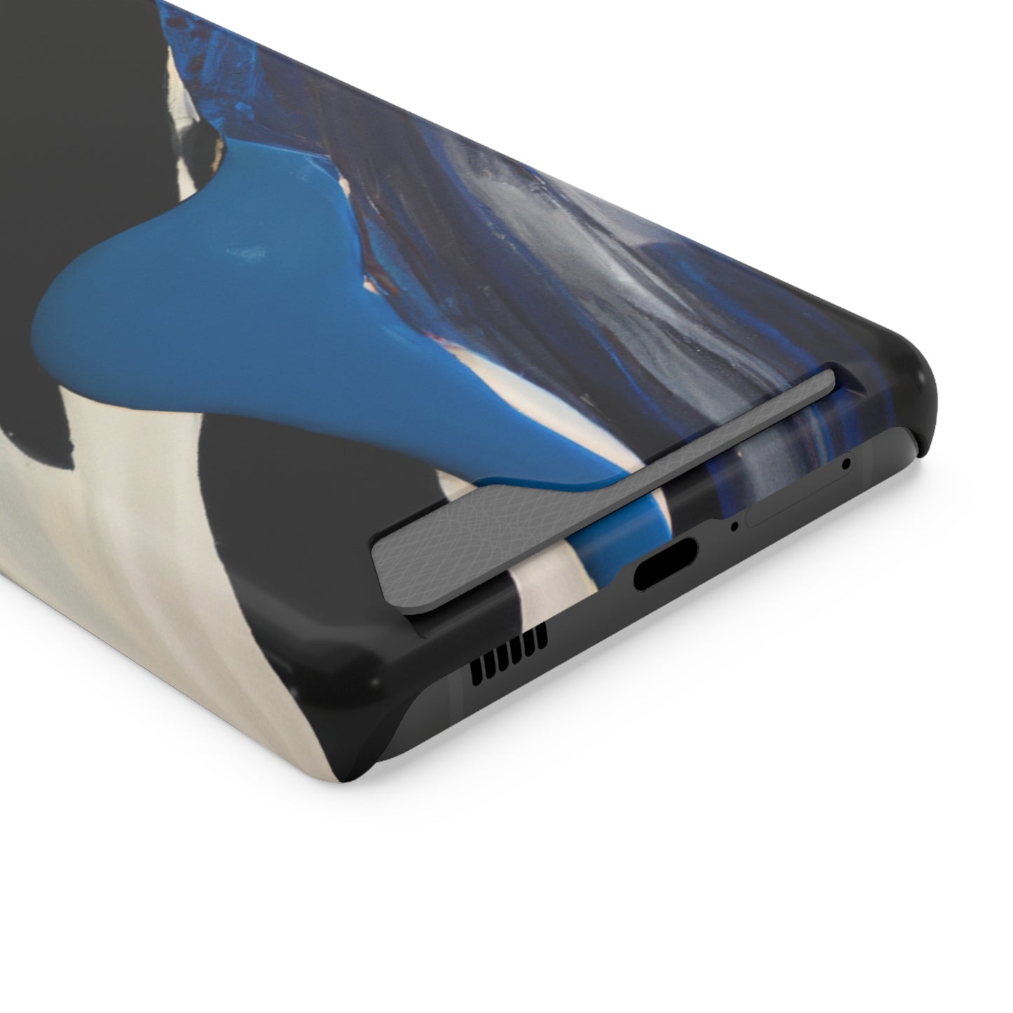 iPhone 13 and Samsung S21, S22 Cases with Card Holder Ft. Inked in Black
