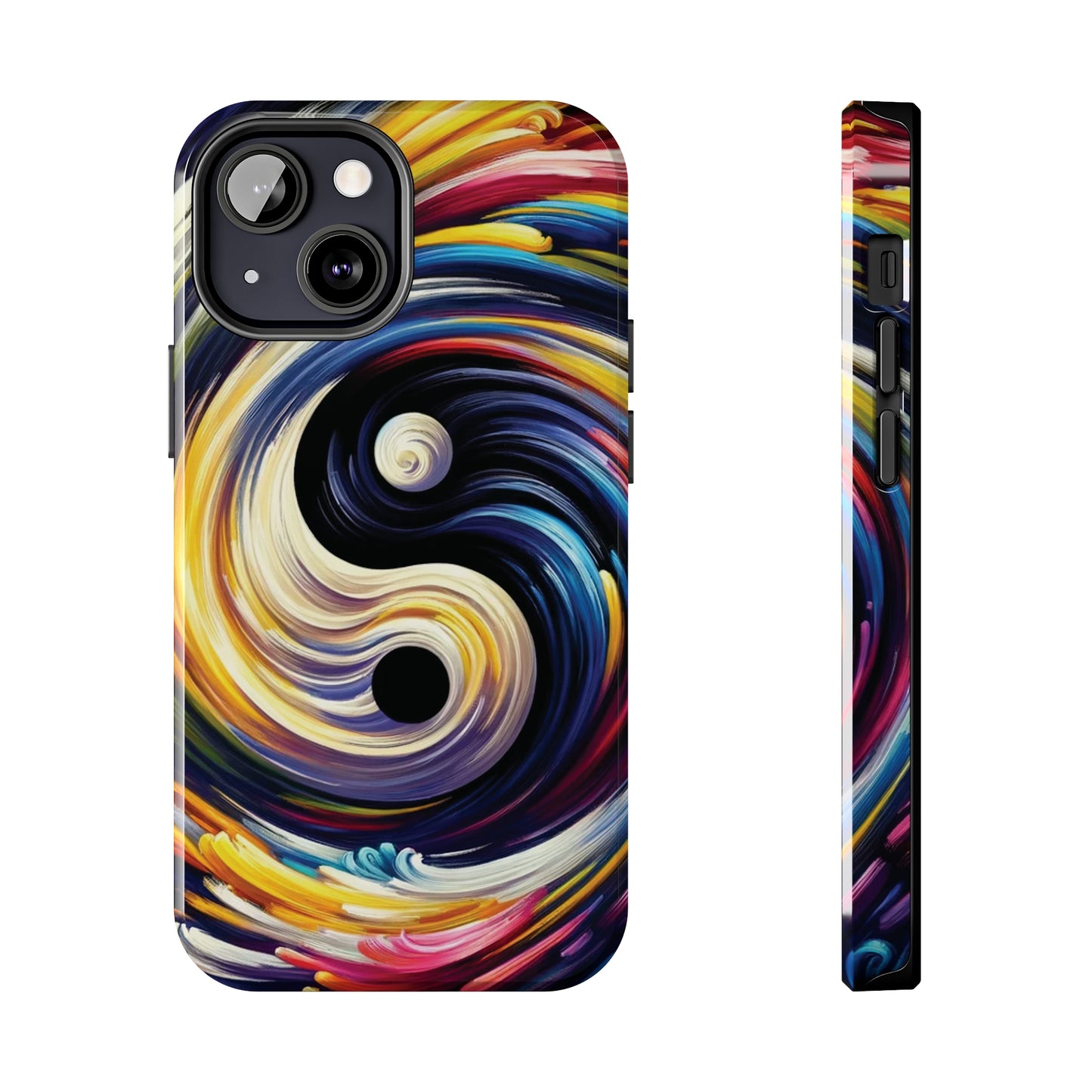 ToughDrop Apple iPhone Case Ft. Abstract Yin Yang