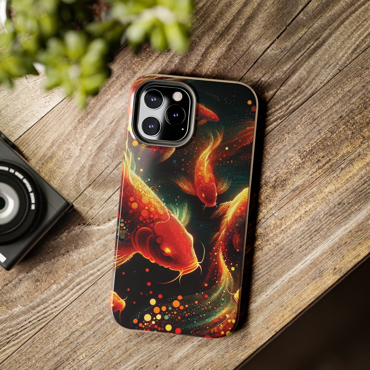 ToughDrop Apple iPhone Case Ft. Spotted Koi