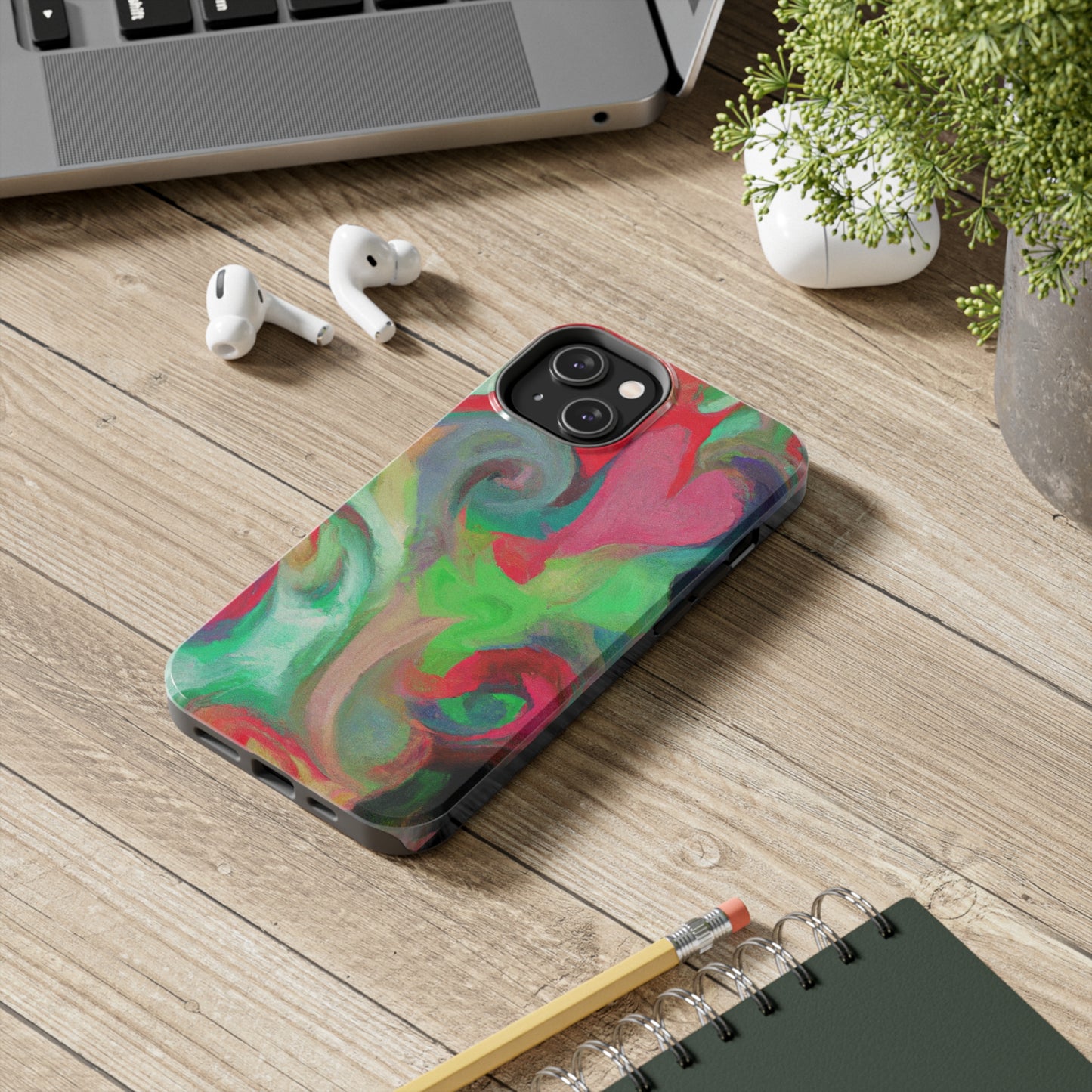 Tough Case-Mate iPhone Case Ft. Swirl Heart