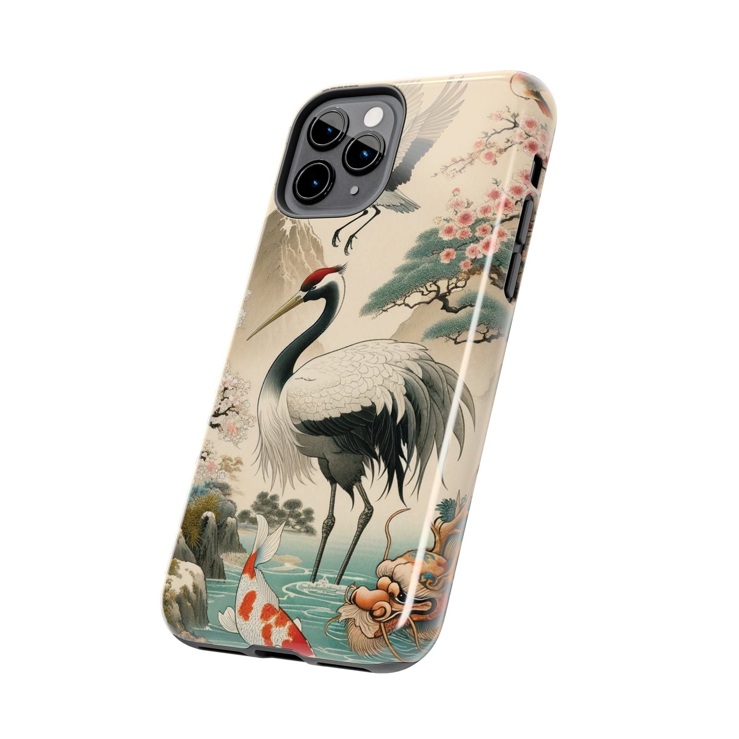 ToughDrop Apple iPhone Case Ft. Spirit Crane