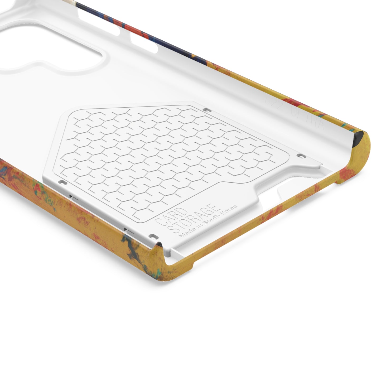 iPhone 13 and Samsung S21, S22 Cases with Card Holder Ft. Abstract Sun