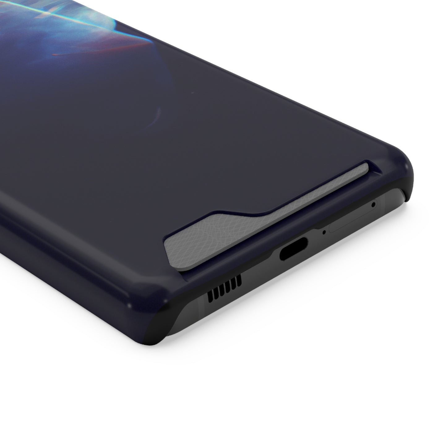 iPhone 13 and Samsung S21, S22 Cases with Card Holder Ft. Soft Lightning