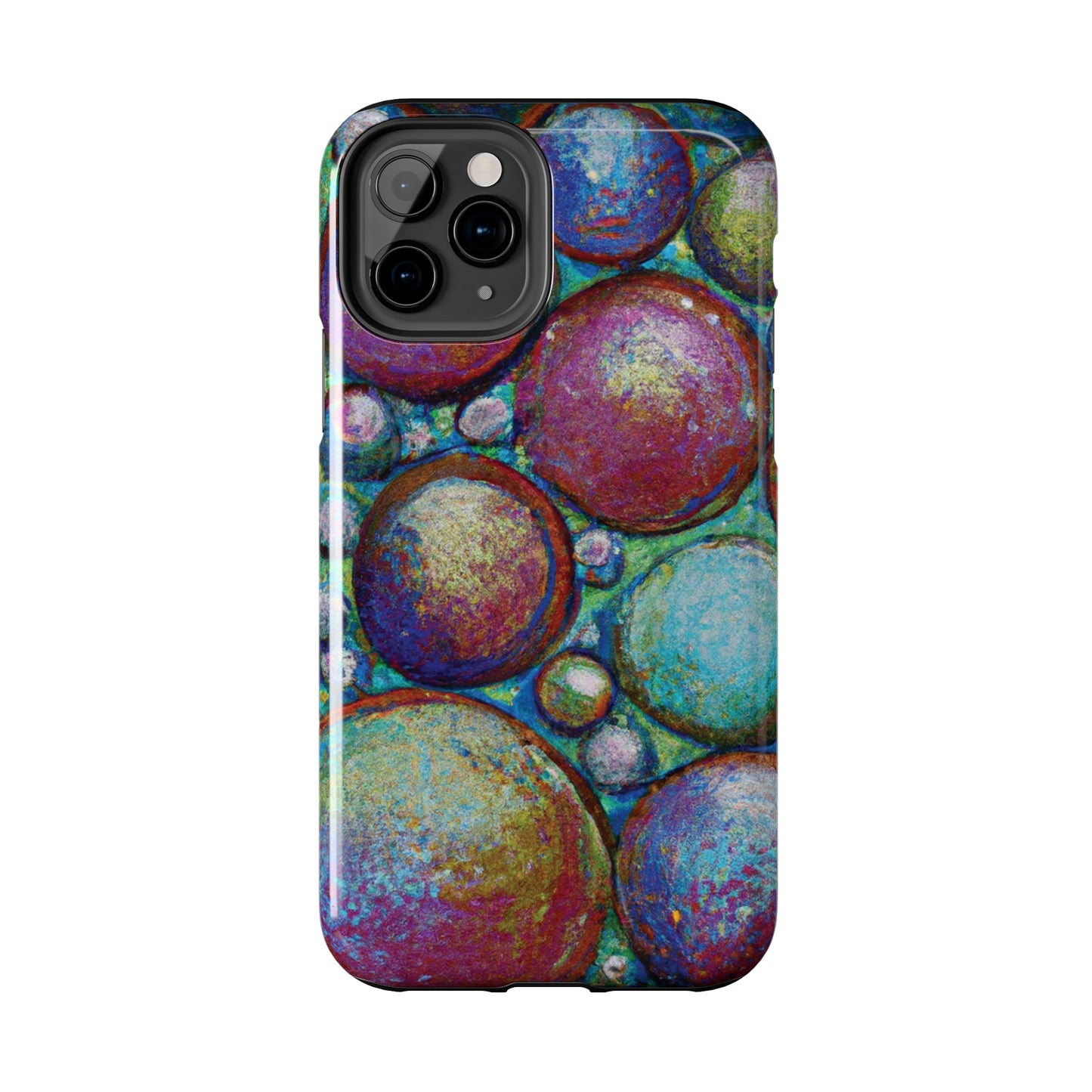 Tough Apple iPhone Cases Ft. Big Acrylic Bubbles