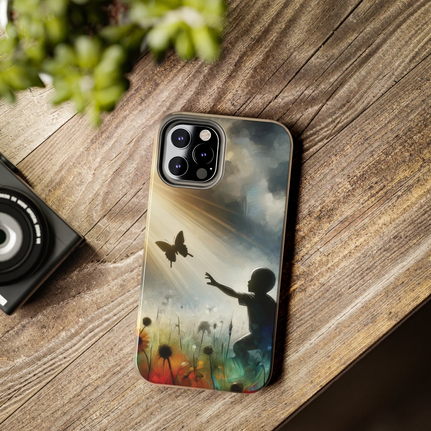 ToughDrop Apple iPhone Case Ft. Butterfly Shadow
