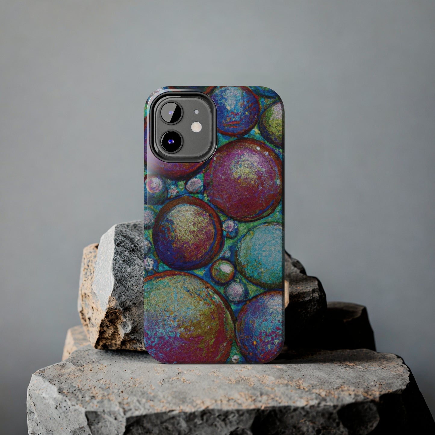 Tough Apple iPhone Cases Ft. Big Acrylic Bubbles