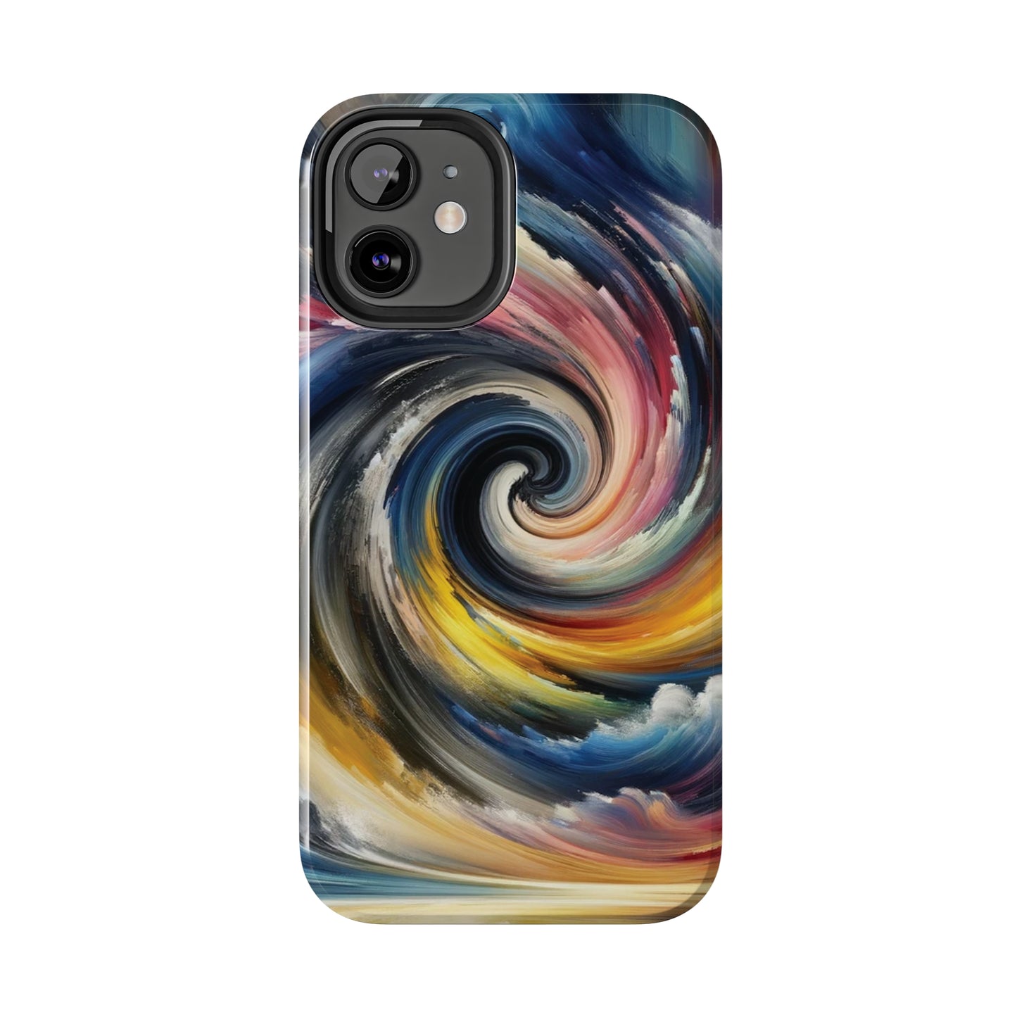 ToughDrop Apple iPhone Case Ft. Swirled Brush