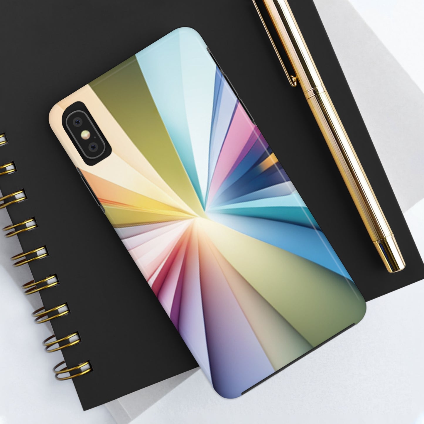 Tough Apple iPhone Case Ft. Abstract Inner Diamond