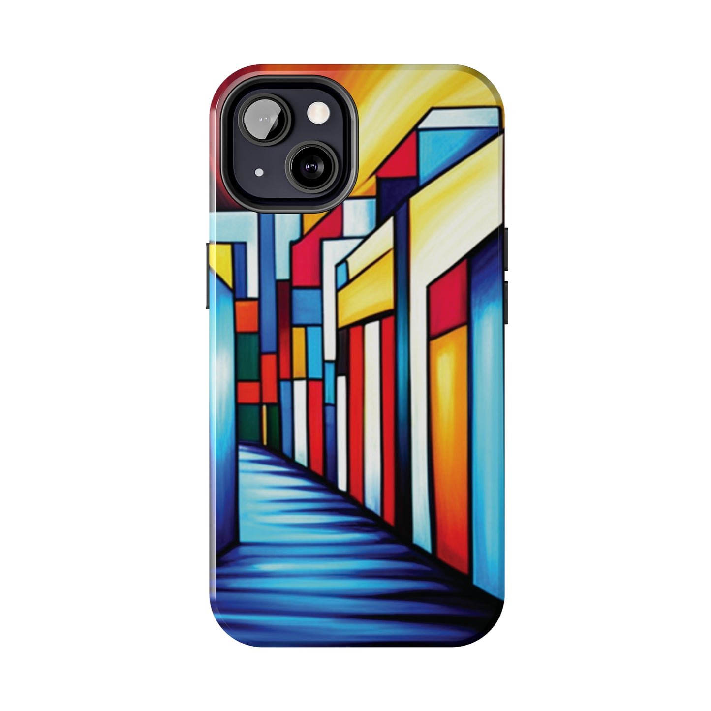 ToughDrop Apple iPhone Case Ft. Colorful Geometric Abstract Art