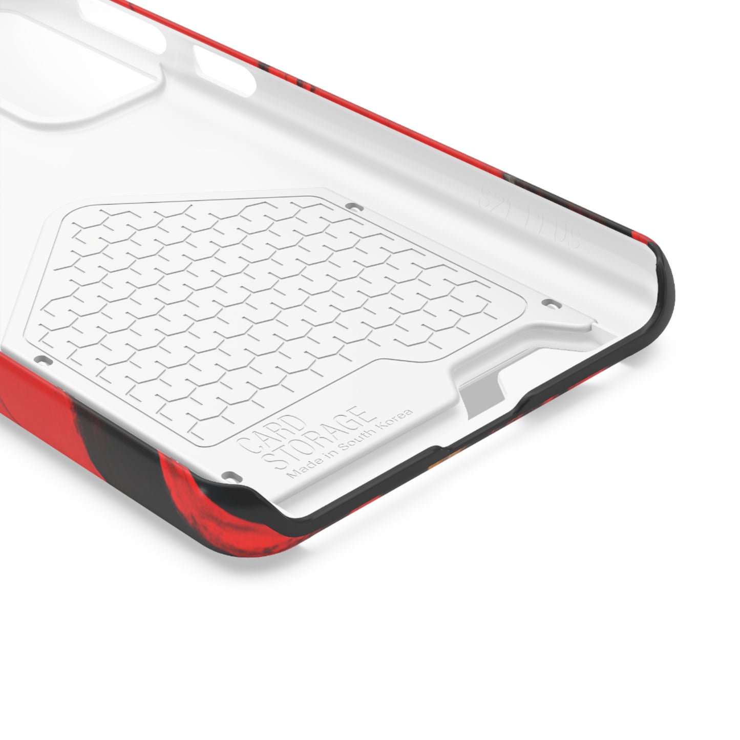 iPhone 13 and Samsung S21, S22 Cases with Card Holder Ft. Abstract Zero