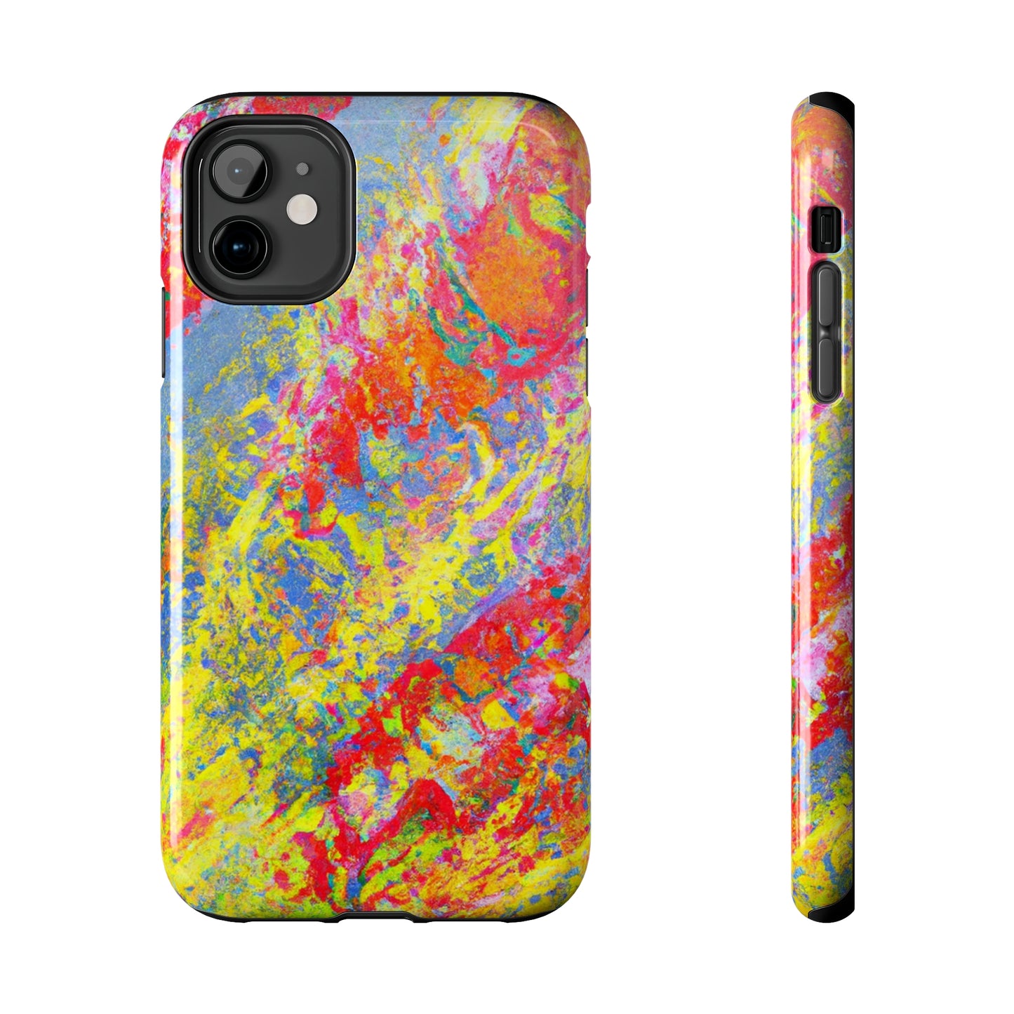 Tough Apple iPhone Cases Ft. Abstract Strawberry Banana