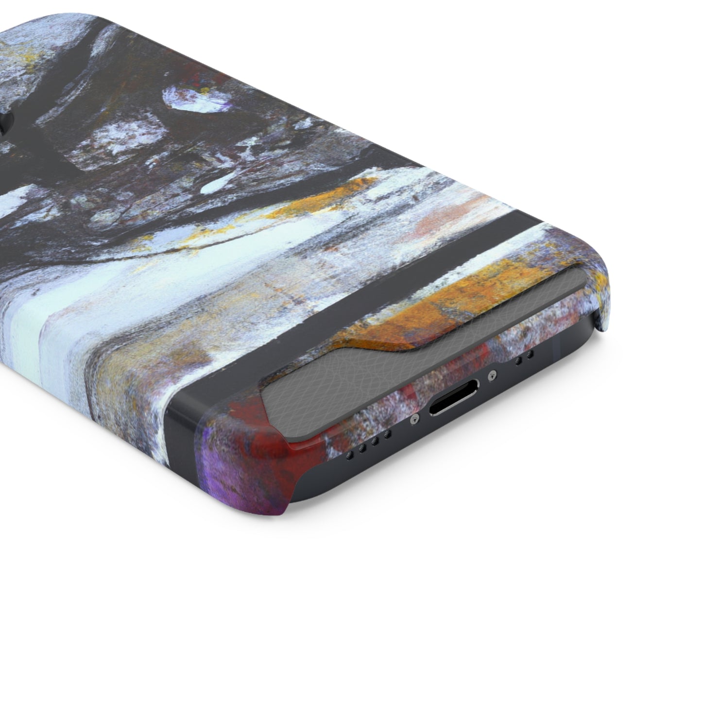 iPhone 13 and Samsung S21, S22 Cases with Card Holder Ft. Mirror Island