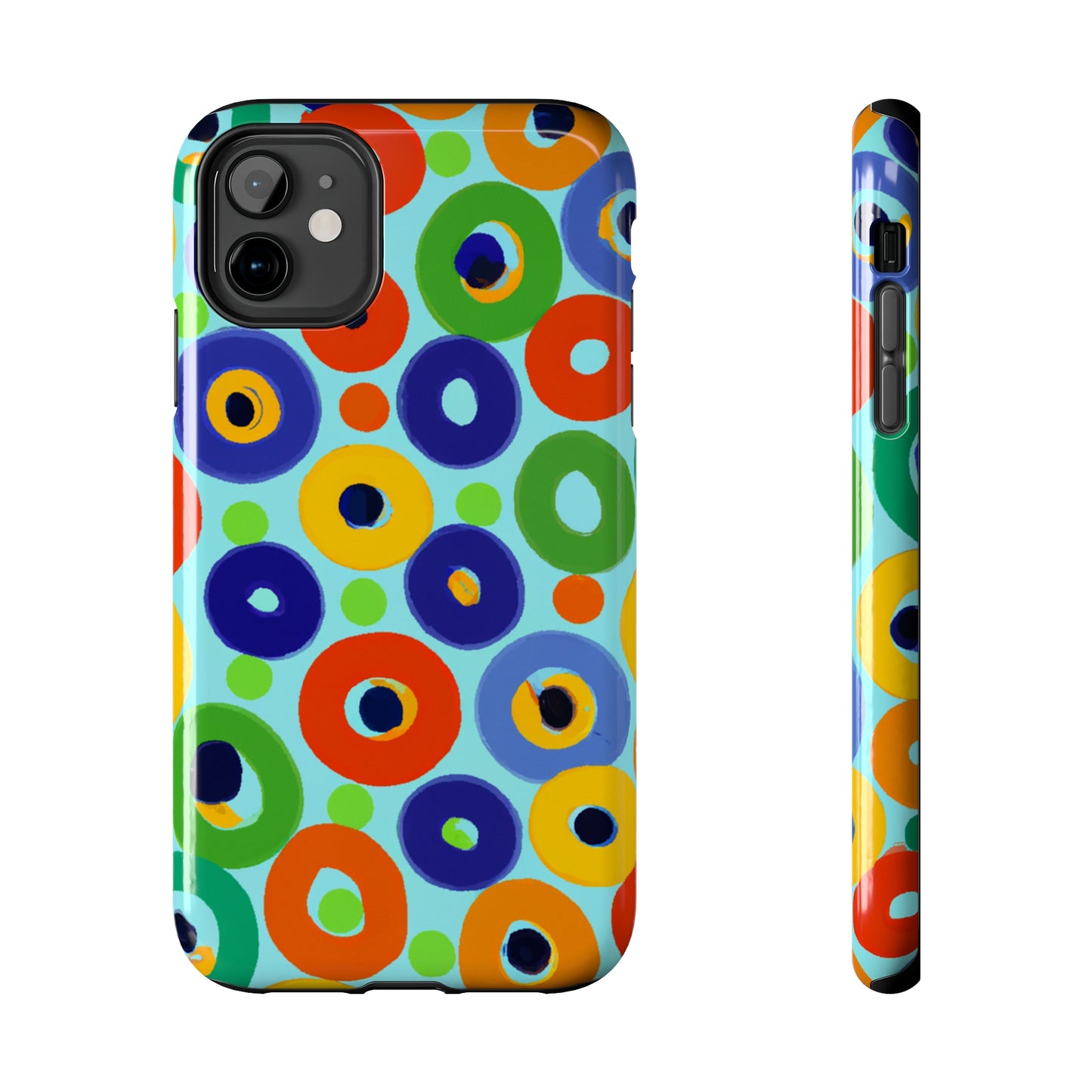 Tough Case-Mate iPhone Case Ft. Vivid Circles