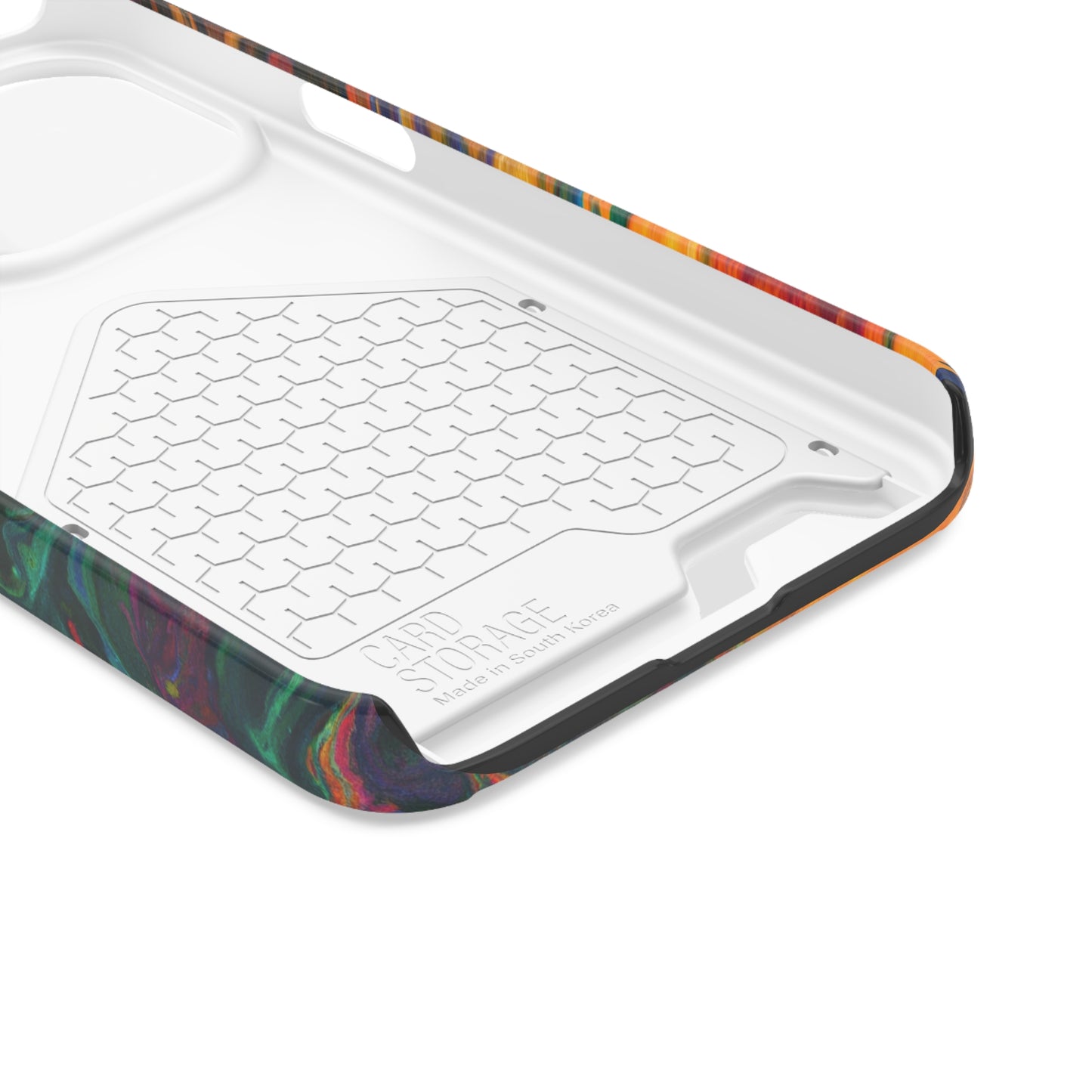iPhone and Samsung Cases with Card Holder Ft. Abstract Spin