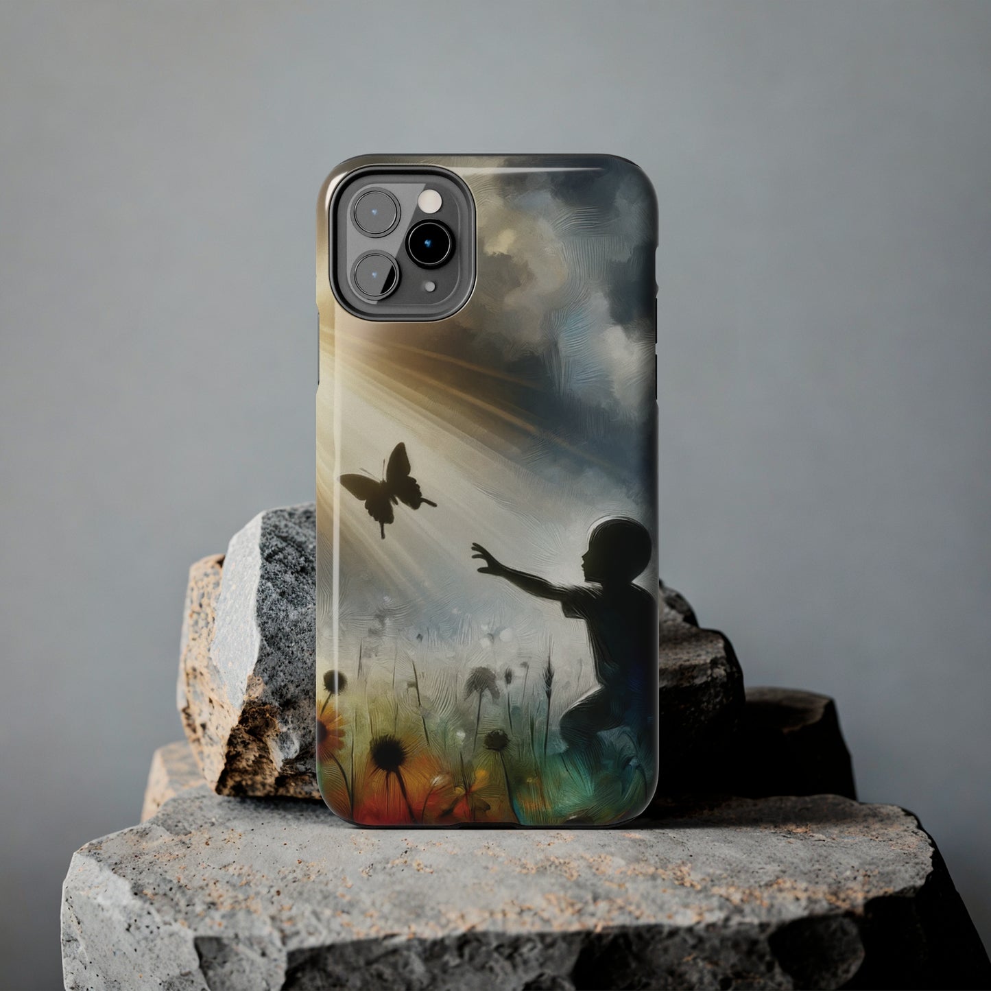 ToughDrop Apple iPhone Case Ft. Butterfly Shadow