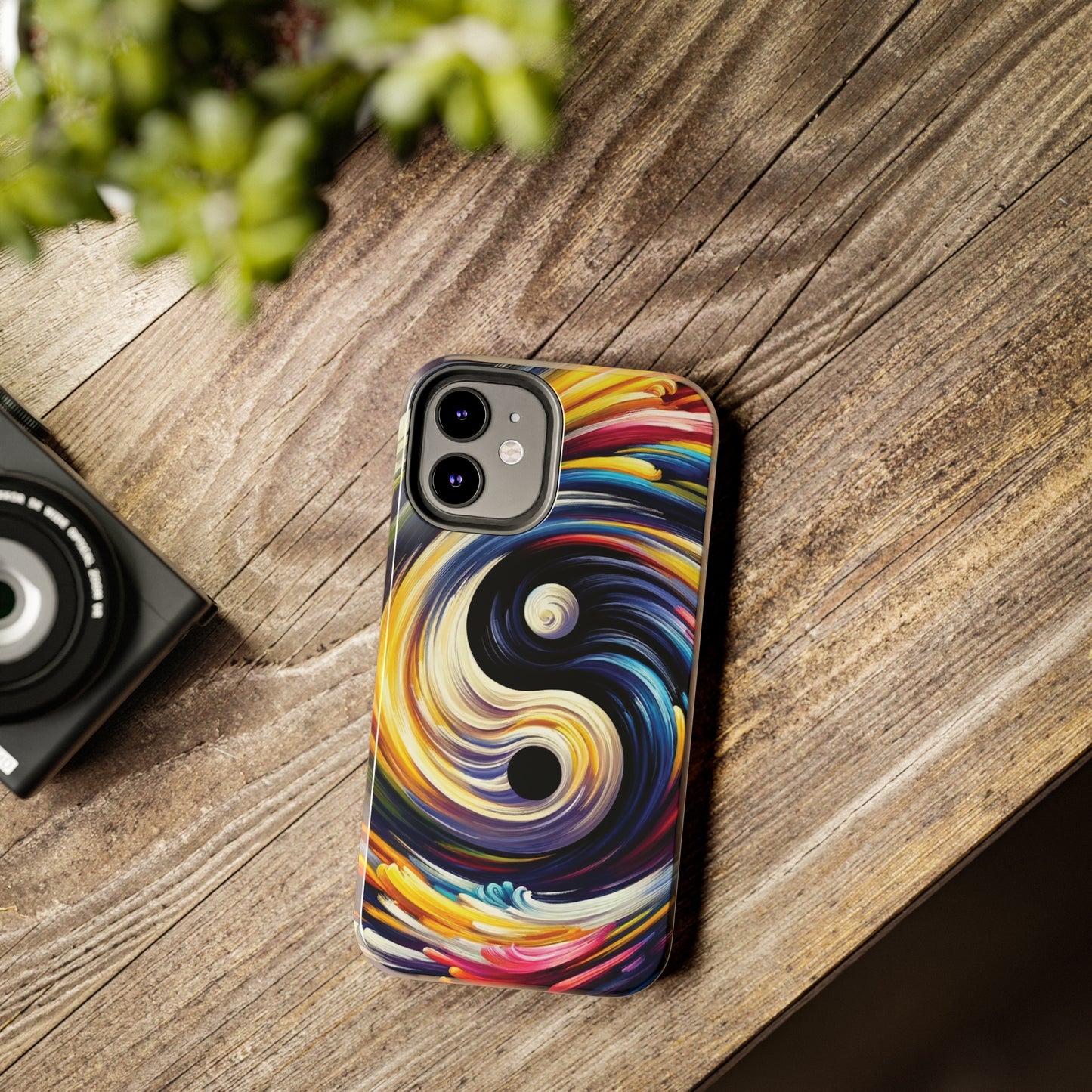 ToughDrop Apple iPhone Case Ft. Abstract Yin Yang