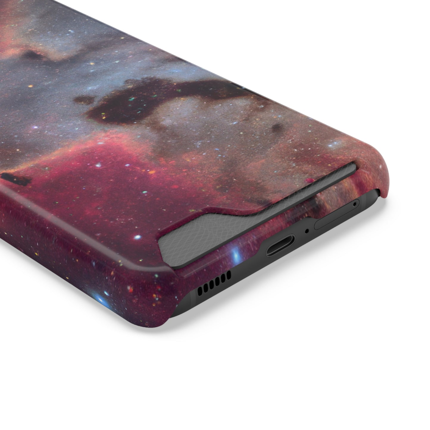 iPhone 13 and Samsung S21, S22 Cases with Card Holder Ft. Nebula