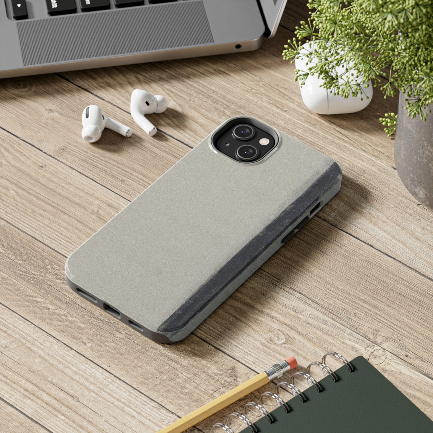 Strong Apple iPhone Case Ft. Minimal Side Stripe