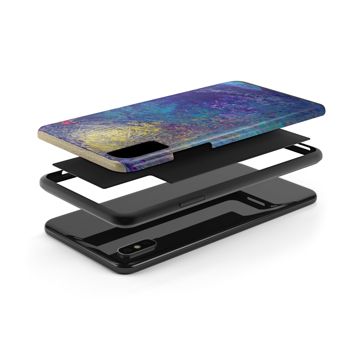 Tough Case-Mate iPhone Cases Ft. Abstract Blue Waterfall