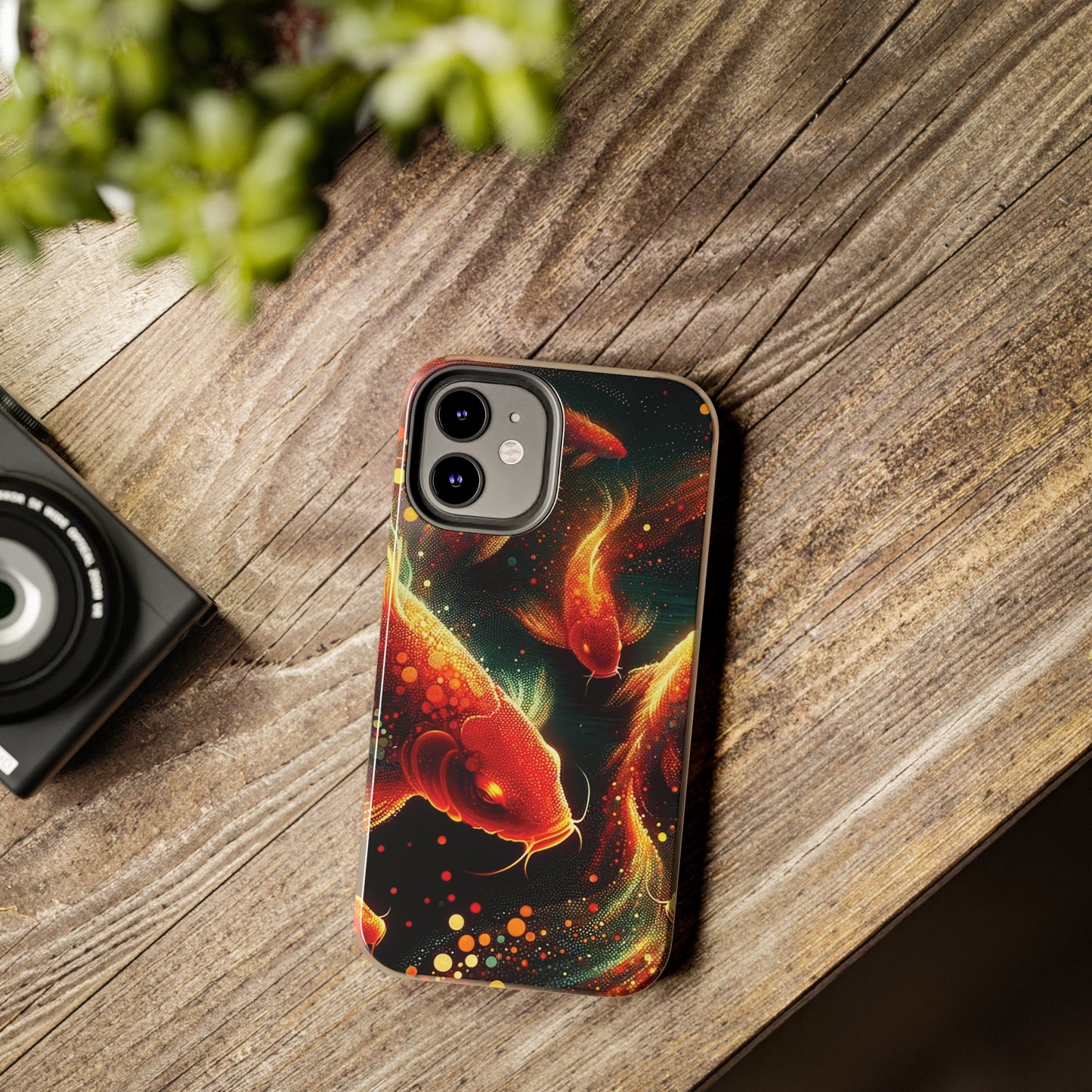 ToughDrop Apple iPhone Case Ft. Spotted Koi