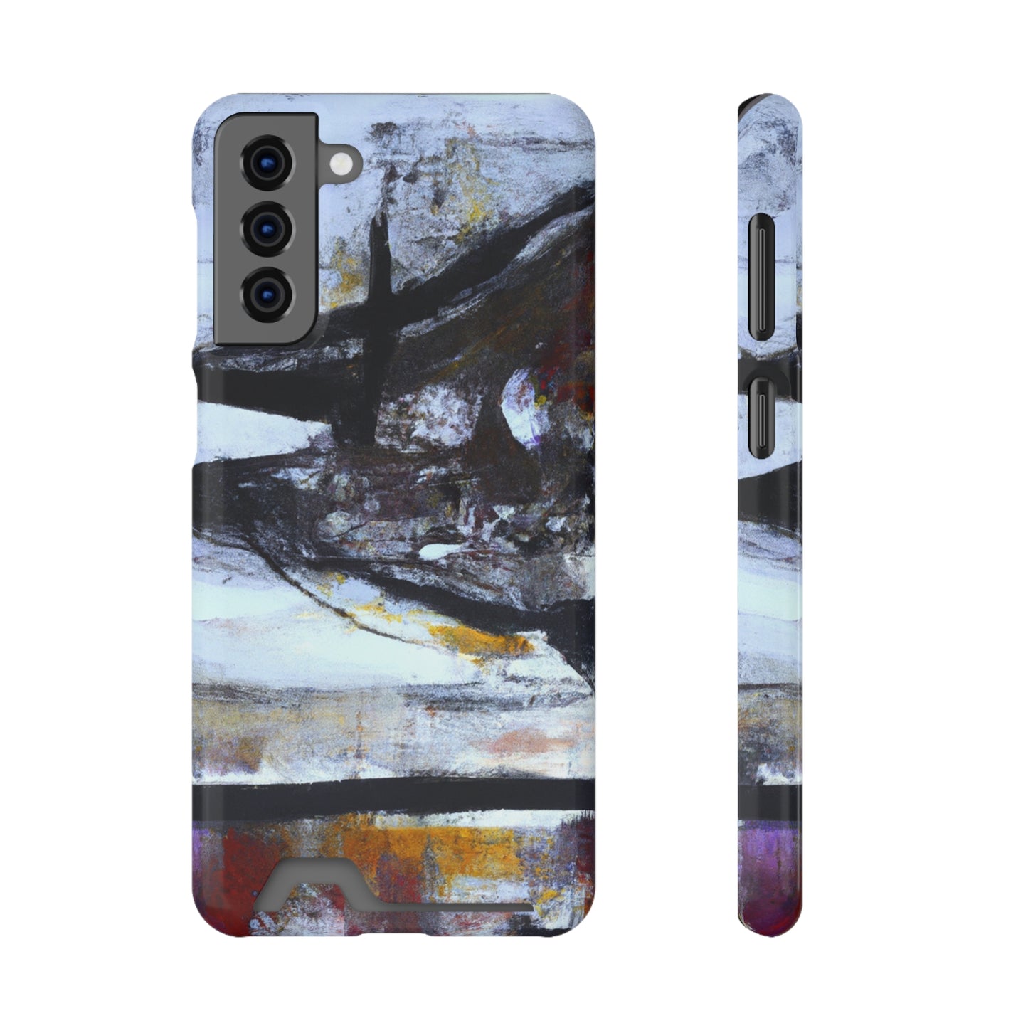 iPhone 13 and Samsung S21, S22 Cases with Card Holder Ft. Mirror Island