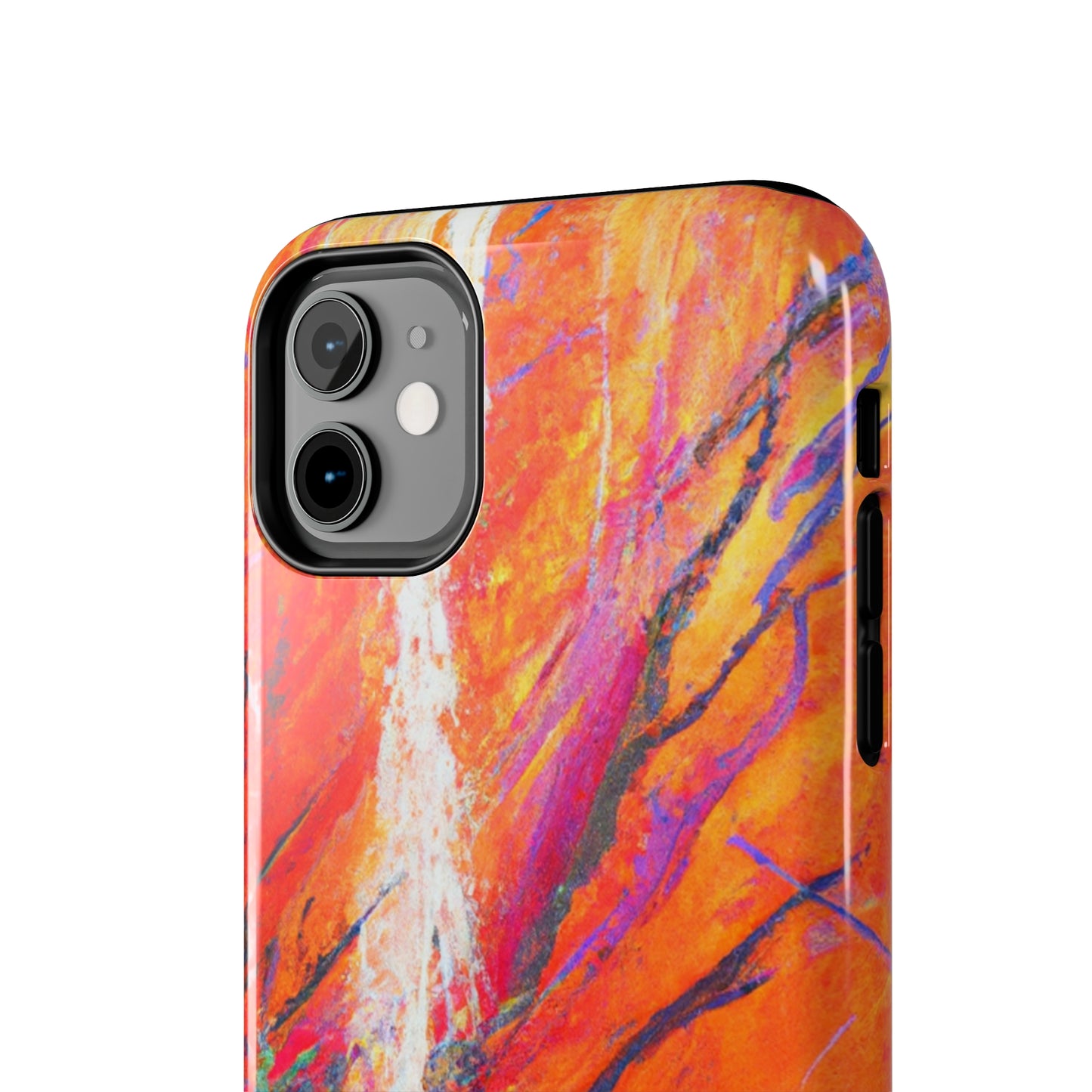 Tough Apple iPhone Cases Ft. Abstract Halloween Forest