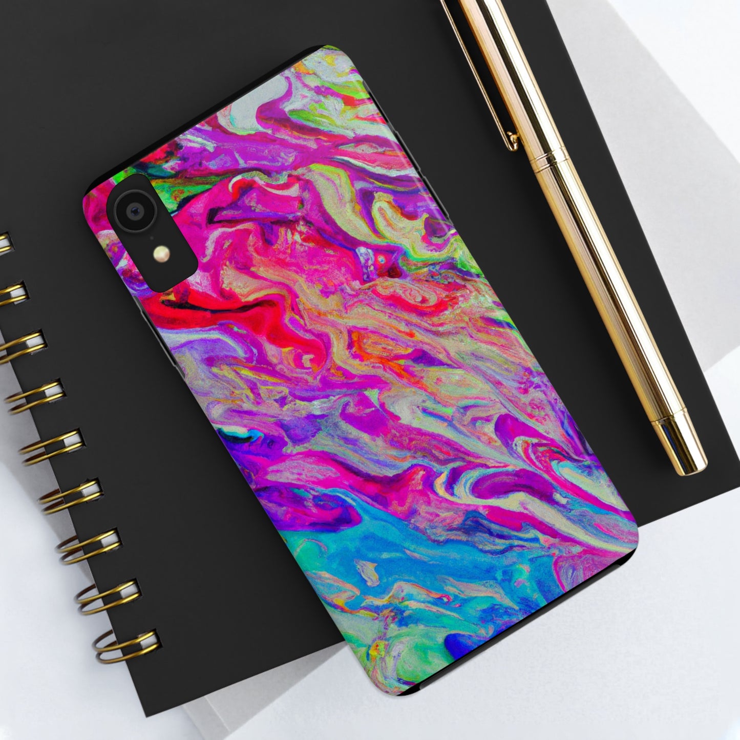 Tough Case-Mate iPhone Case Ft. Rainbow Waves