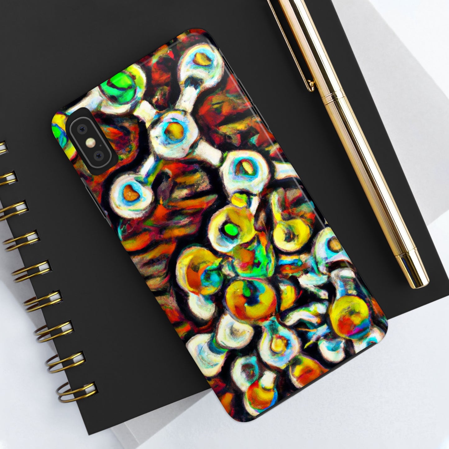 Apple iPhone Case Ft. Abstract Molecule
