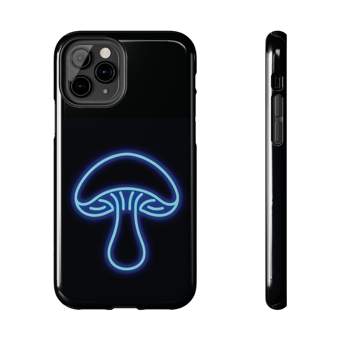 ToughDrop Apple iPhone Case Ft. Neon Blue Shroom