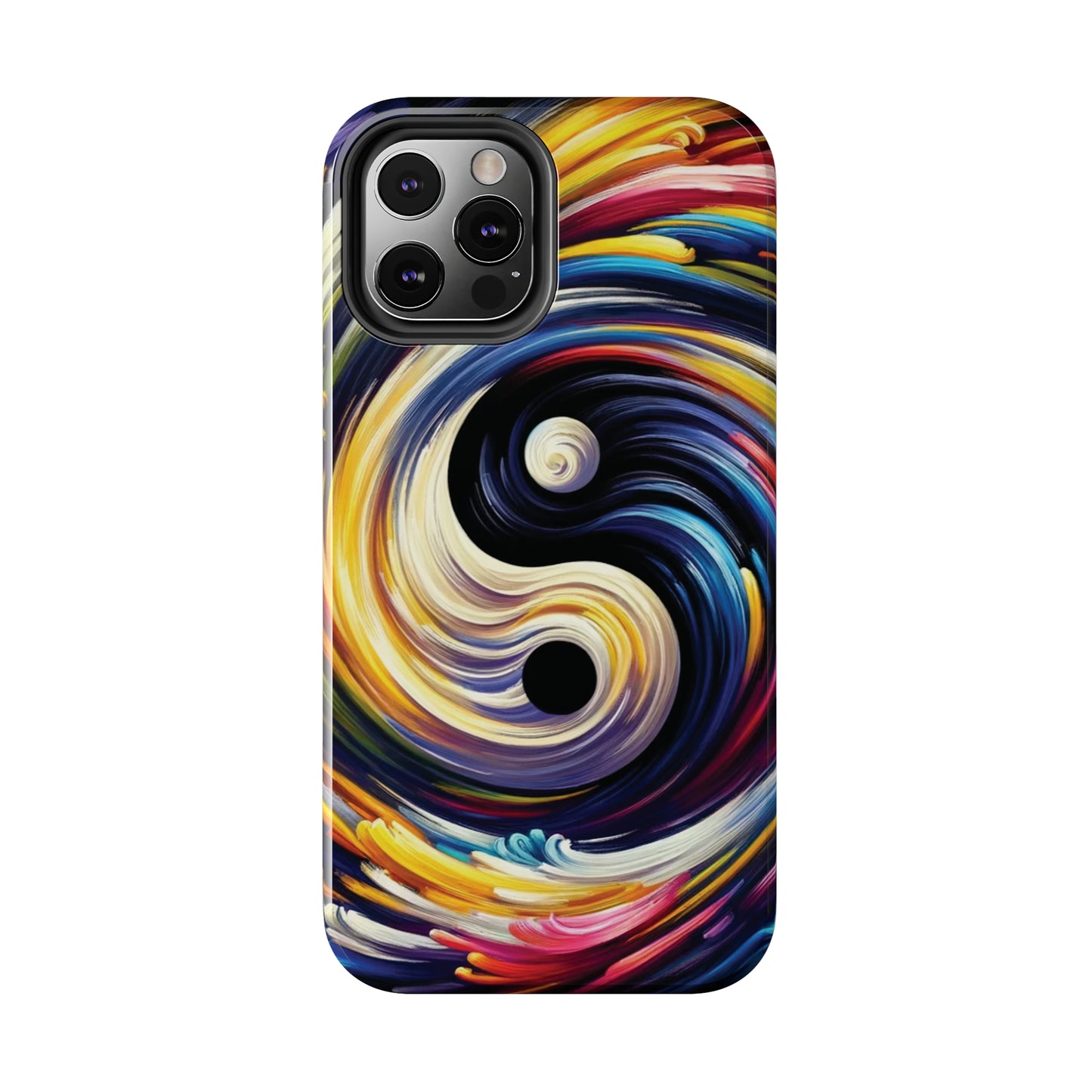 ToughDrop Apple iPhone Case Ft. Abstract Yin Yang