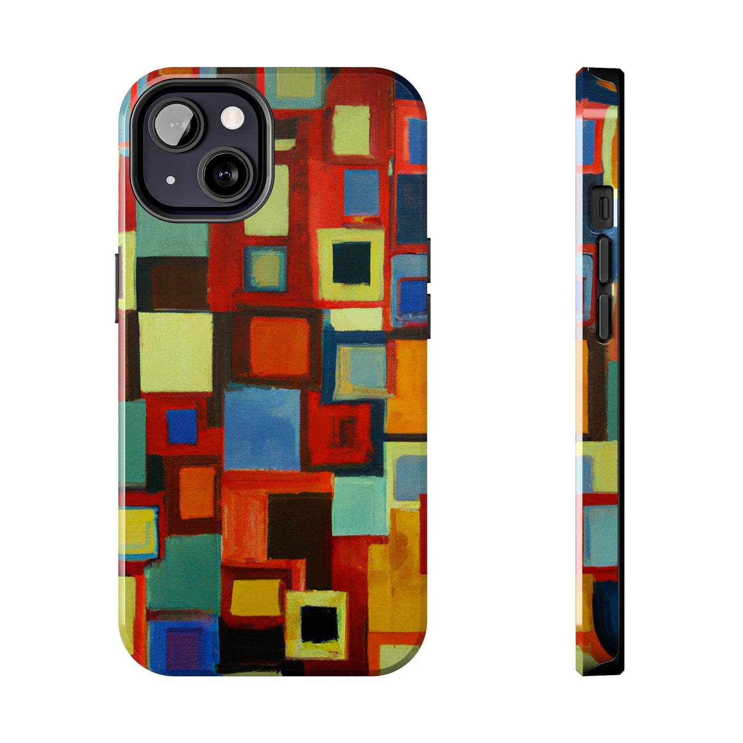Tough Case-Mate iPhone Case Ft. Abstract Squares