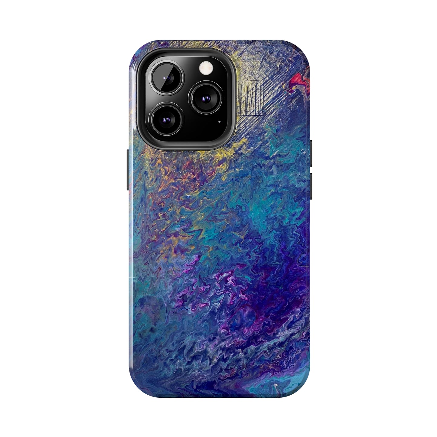 Tough Case-Mate iPhone Cases Ft. Abstract Blue Waterfall