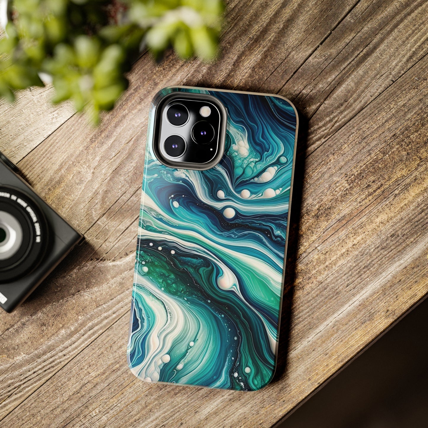 ToughDrop Apple iPhone Case Ft. Liquid Blue