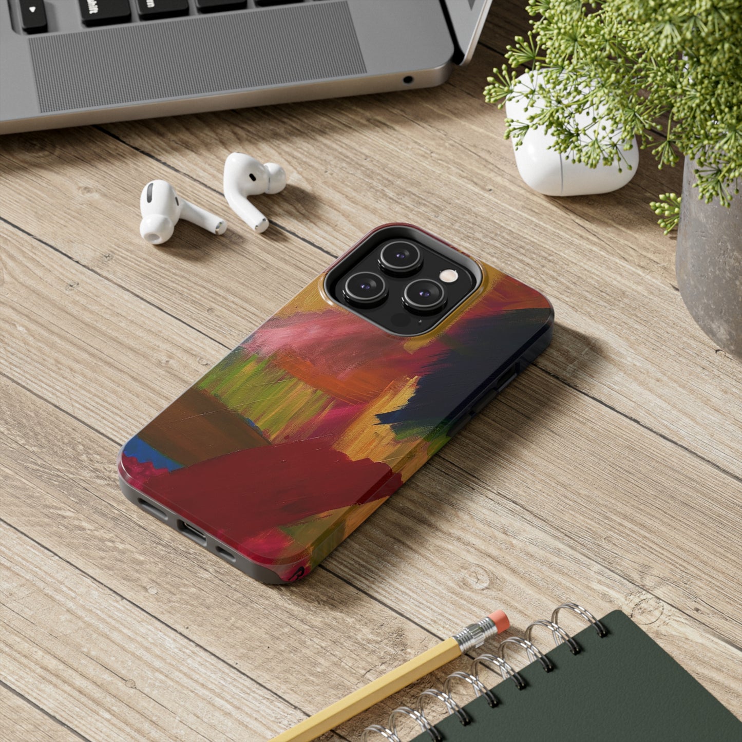 Tough Case-Mate iPhone Case Ft. Abstract Red