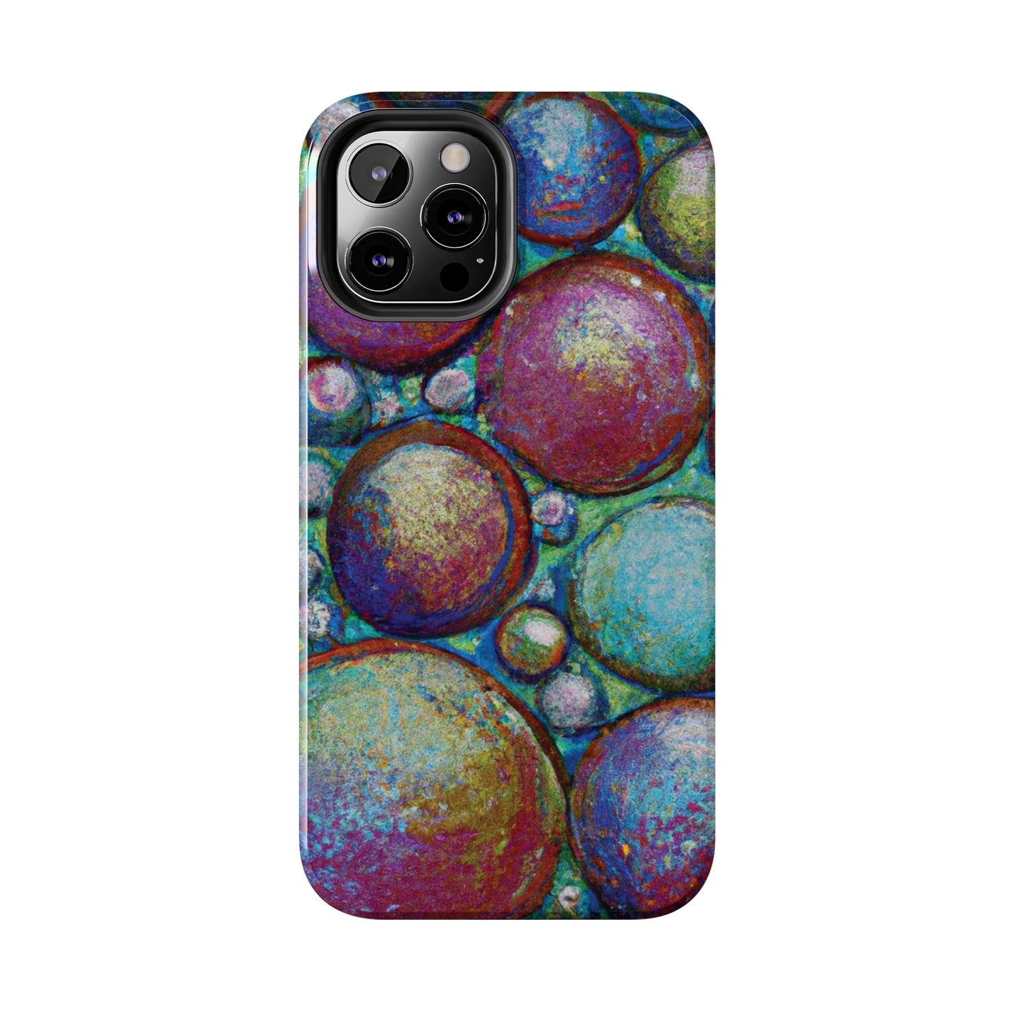 Tough Apple iPhone Cases Ft. Big Acrylic Bubbles