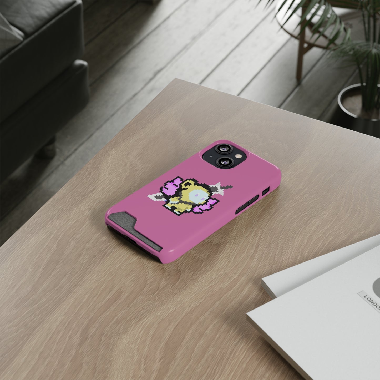 iPhone 13 and Samsung S21, S22 Cases with Card Holder Ft. MONKEE MONKEE #2108