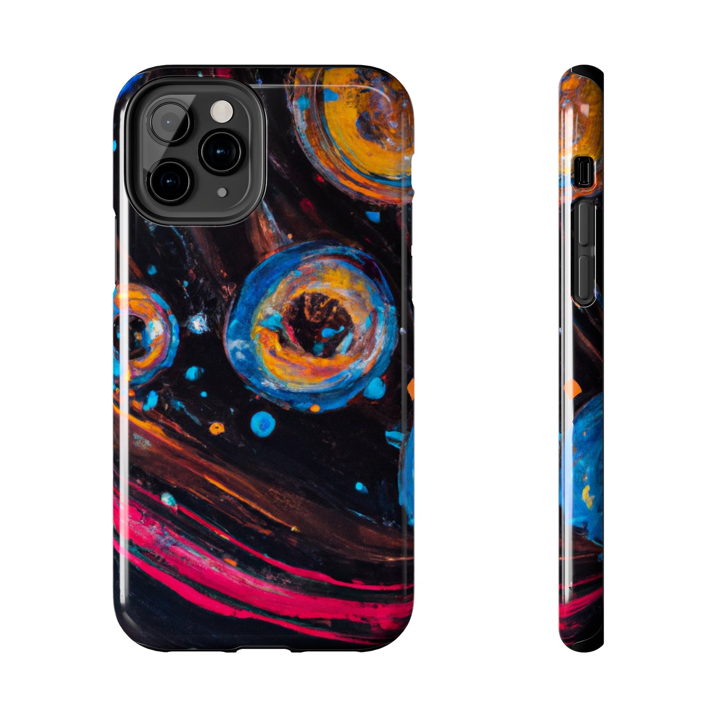 Tough Apple iPhone Cases Ft. Bubble Galaxy